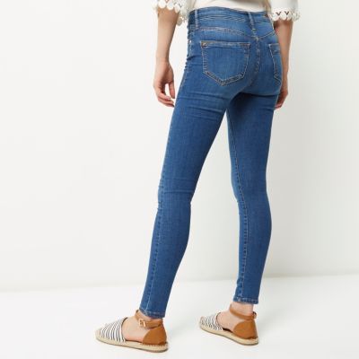 Mid blue wash Amelie superskinny jeans